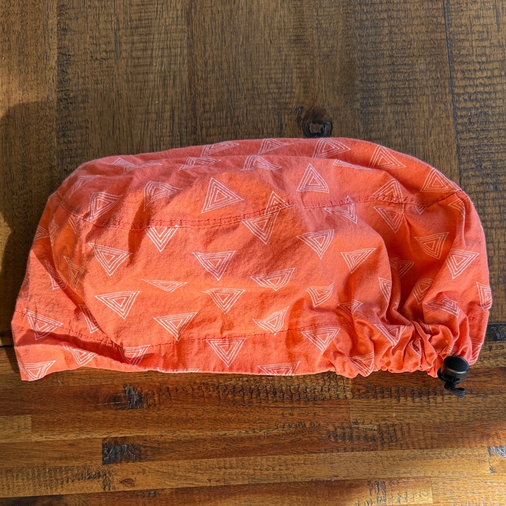 Salmon orange surgical scrub cap